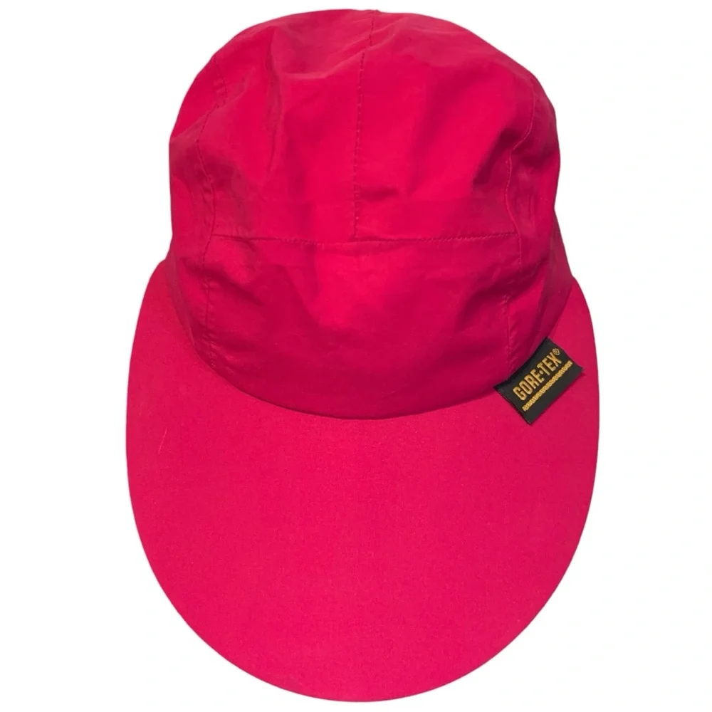 Vintage Eddie Bauer Gore-Tex Duck Bill Hat Hot Pink USA Made OS
